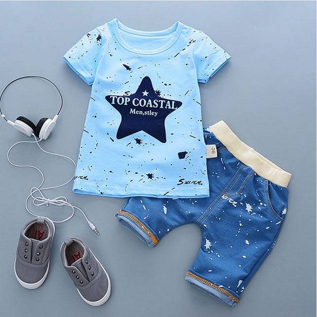 summer baby boys outfits sports - YLORESHOP