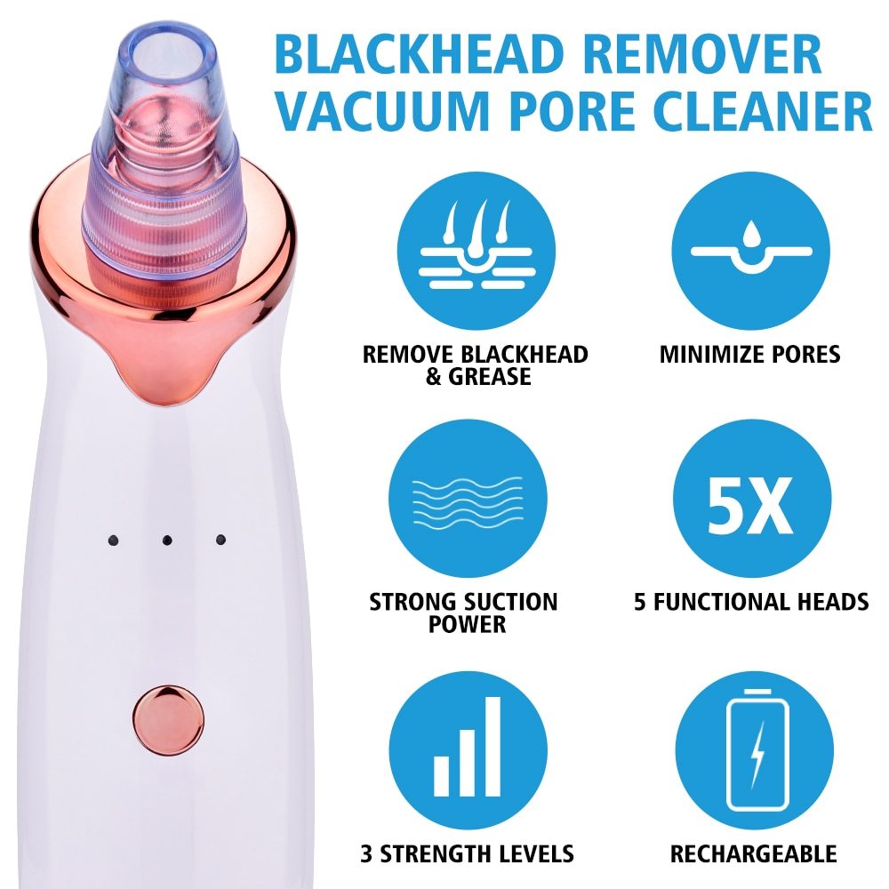 Blackhead Instrument Electric Suction Facial Washing Instrument Beauty Acne Cleaning Blackhead Suction Instrument - YLORESHOP