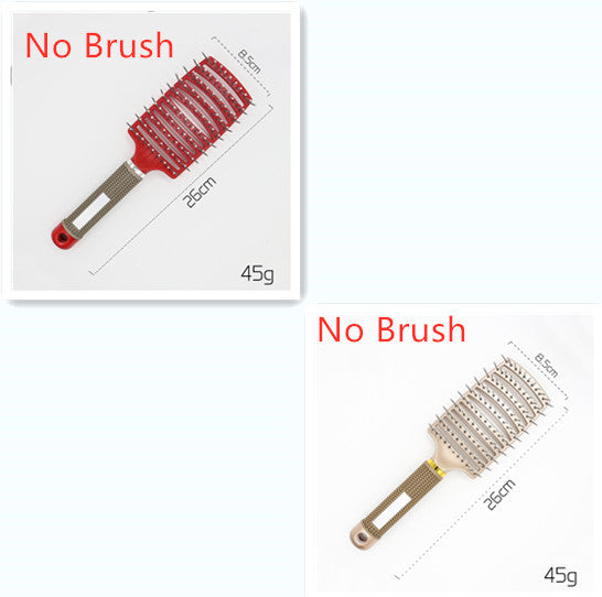 Hairbrush Anti Klit Brushy Haarborstel Women Detangler Hair Brush Bristle Nylon Scalp Massage  Teaser Hair Brush Comb - YLORESHOP