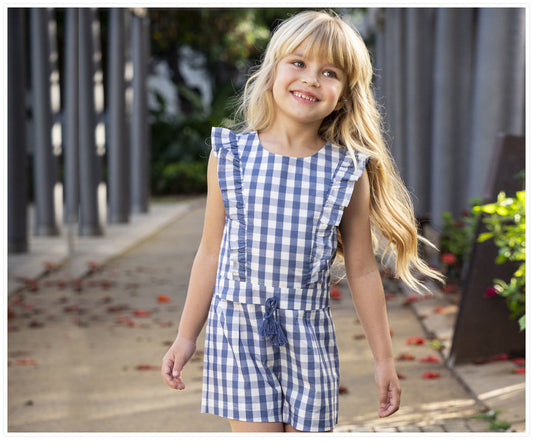 Women's Big Kids' Cotton Jumpsuit - YLORESHOP
