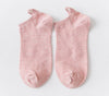 Heart embroidery sock sock casual cotton socks woman - YLORESHOP