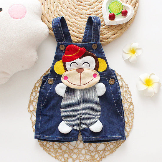 Children's summer denim overalls - YLORESHOP