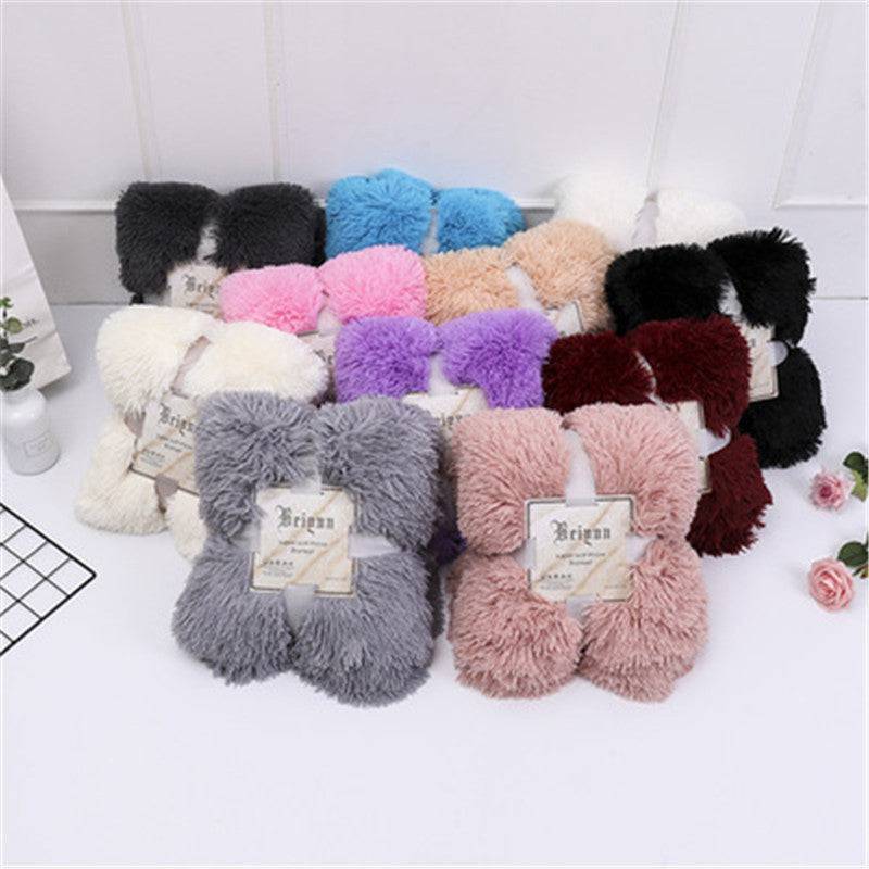 Super Soft Coral Fleece Blanket Warm Cozy Bedding Blanket Fluffy Sofa Bedding Airplane Hotel Throw Sofa Blanket New - YLORESHOP