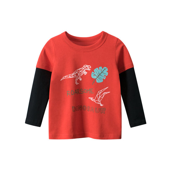 Baby clothes children's long-sleeved T-shirt boys bottoming shirt - YLORESHOP