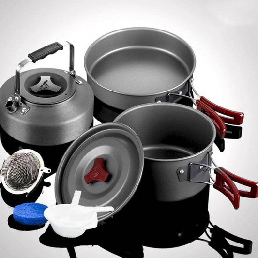 Picnic cookware set camping pot set camping pot - YLORESHOP