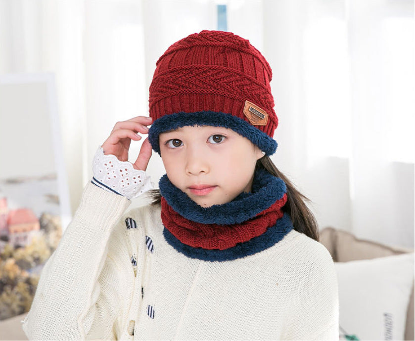 Warm knitted hat children's cap - YLORESHOP