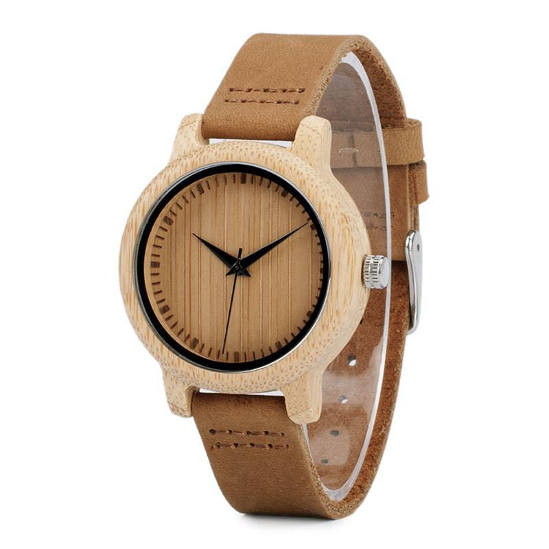 Wooden Watch Couple Bamboo - YLORESHOP