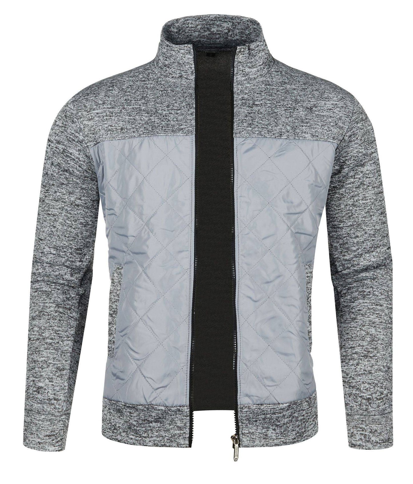 Capispalla cardigan con cerniera da uomo autunno e inverno