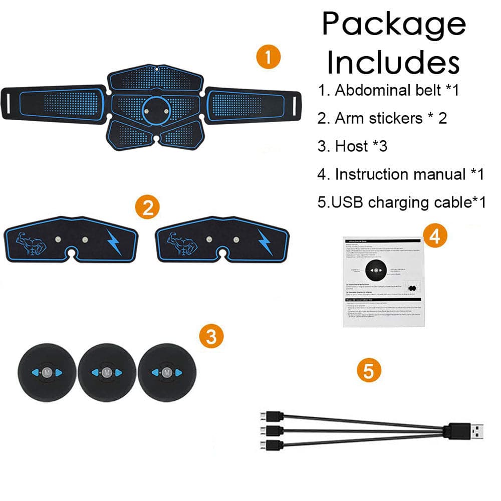 Abdominal muscle training with EMS fitness equipment - YLORESHOP