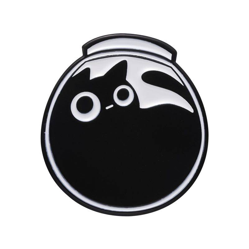 Foreign Trade New Cat-like Cute Animal Brooch Simple Minority All-match Decoration Scarf Buckle - YLORESHOP