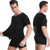 140D Men's Vest Shapewear Men Body Toning T-Shirt Slimming Body Shaper Corrective Posture Belly Control Compression Man Modeling Underwear Corset - YLORESHOP