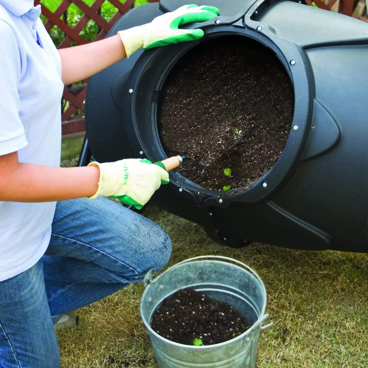 Secchio per compost rotante rimovibile