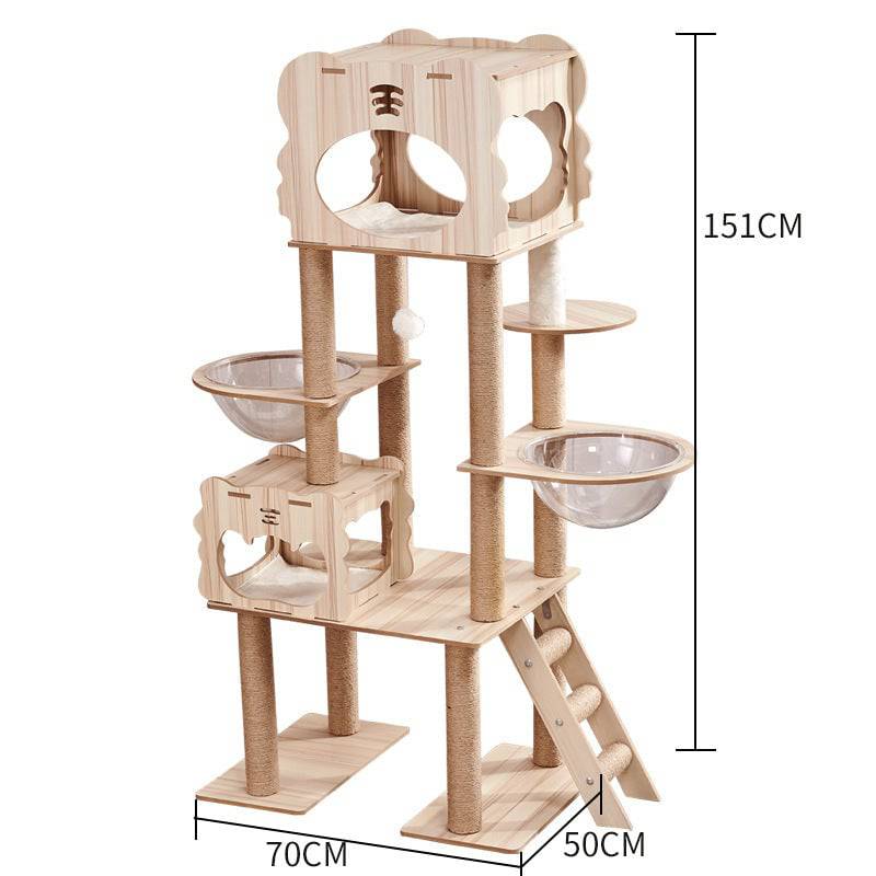 Cat Crawl Nest Scratching Board Forniture per alberi Capsula spaziale per giocattoli per animali domestici