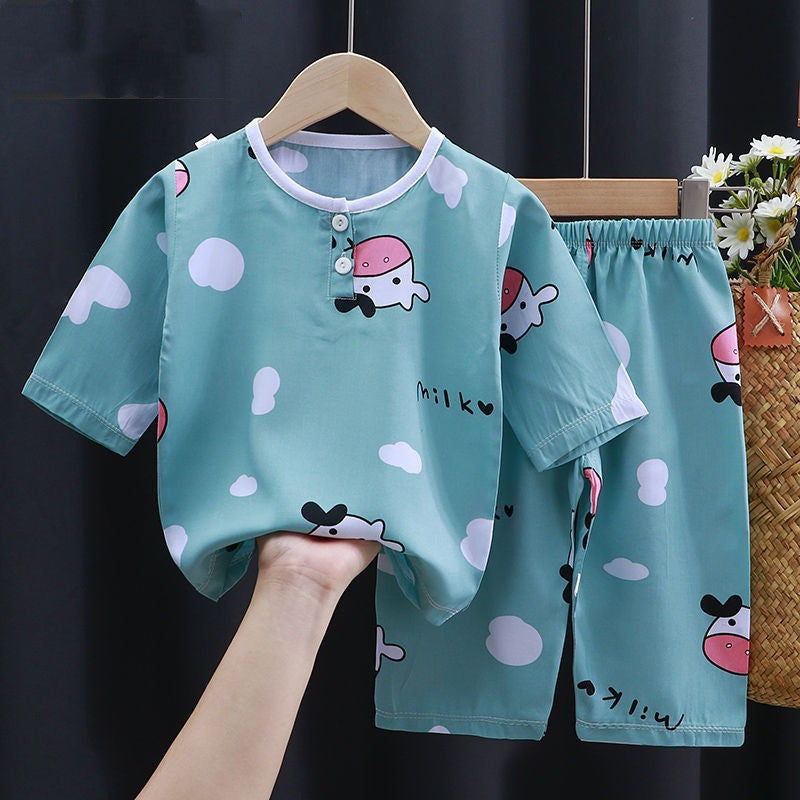 Summer Clothes Cotton Silk Air-conditioning Clothes Baby Clothes - YLORESHOP