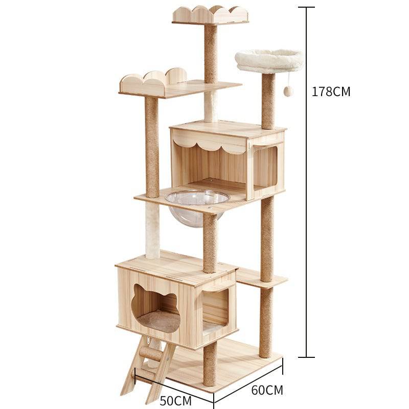 Cat Crawl Nest Scratching Board Forniture per alberi Capsula spaziale per giocattoli per animali domestici