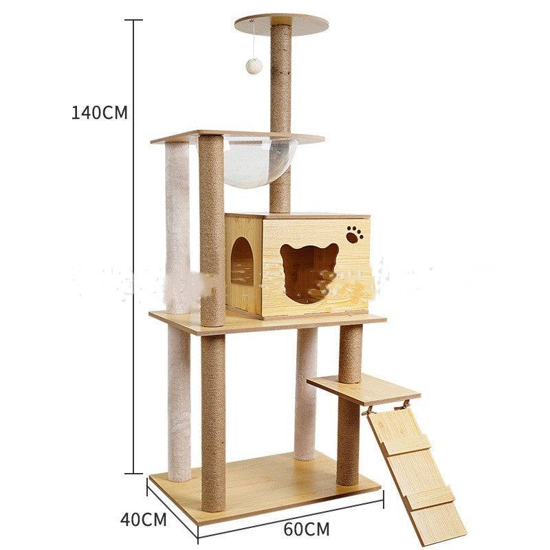 Cat Crawl Nest Scratching Board Forniture per alberi Capsula spaziale per giocattoli per animali domestici