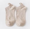 Heart embroidery sock sock casual cotton socks woman - YLORESHOP