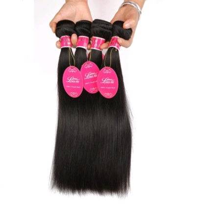 Real human hair straight wave human hair hair curtain natural color wig hair extension - YLORESHOP