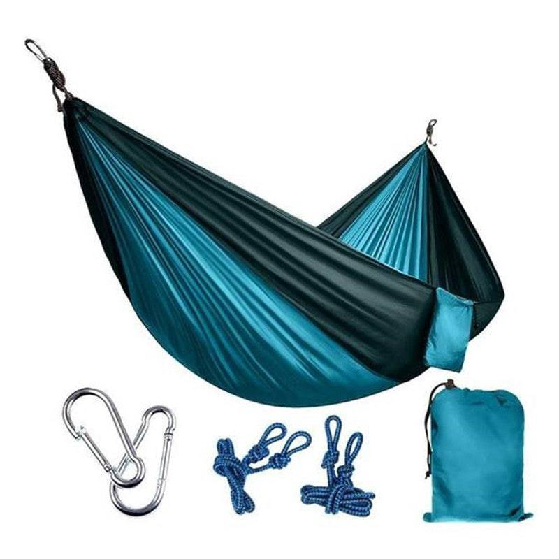 Backpacking Hammock - Portable Nylon Parachute Outdoor Double Hammock - YLORESHOP