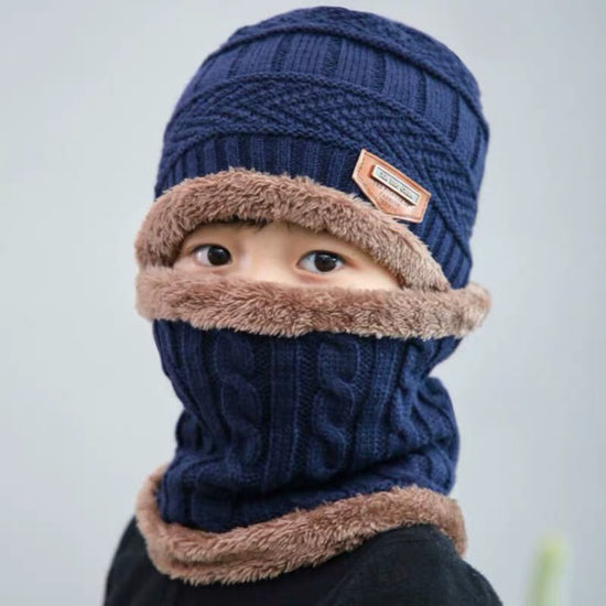 Warm knitted hat children's cap - YLORESHOP