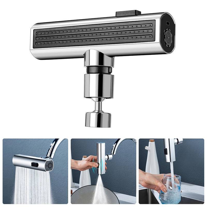 Kitchen Faucet Waterfall Outlet Splash Proof Universal Rotating Bubbler Multifunctional Water Nozzle Extension Kitchen Gadgets - YLORESHOP