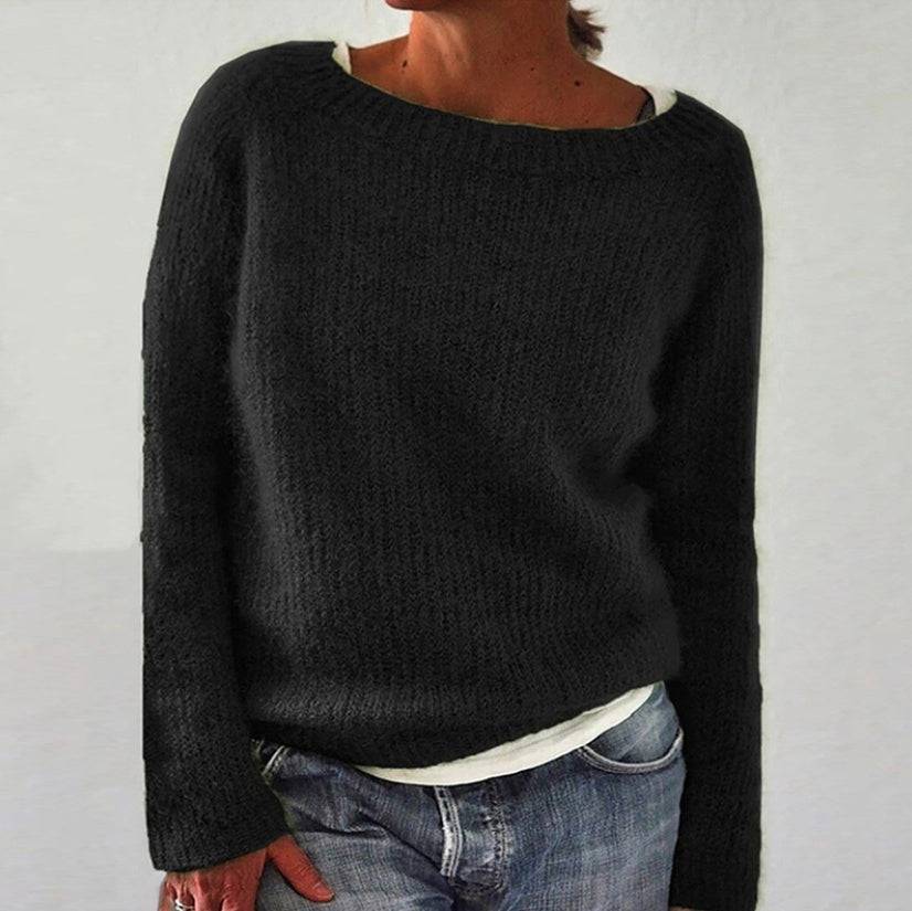 Static version basic sweater knit sweater - YLORESHOP