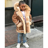 Boys' Warm Fur All-in-one Fashion Hooded Jacket - YLORESHOP