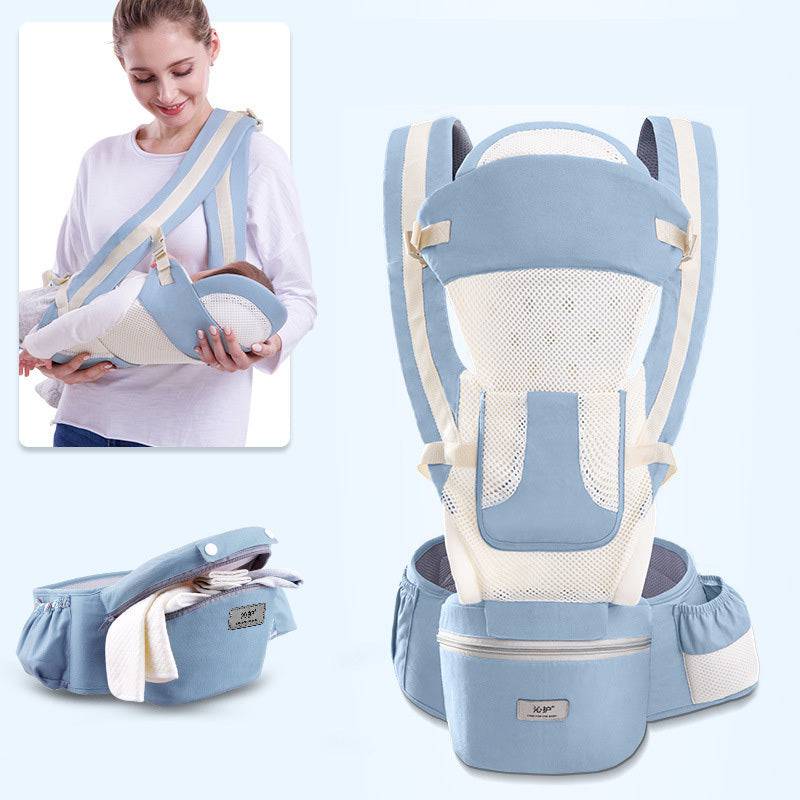 Ergonomic Baby Carrier Infant Baby Hipseat Carrier 3 In 1 Front Facing Ergonomic Kangaroo Baby Wrap Sling - YLORESHOP