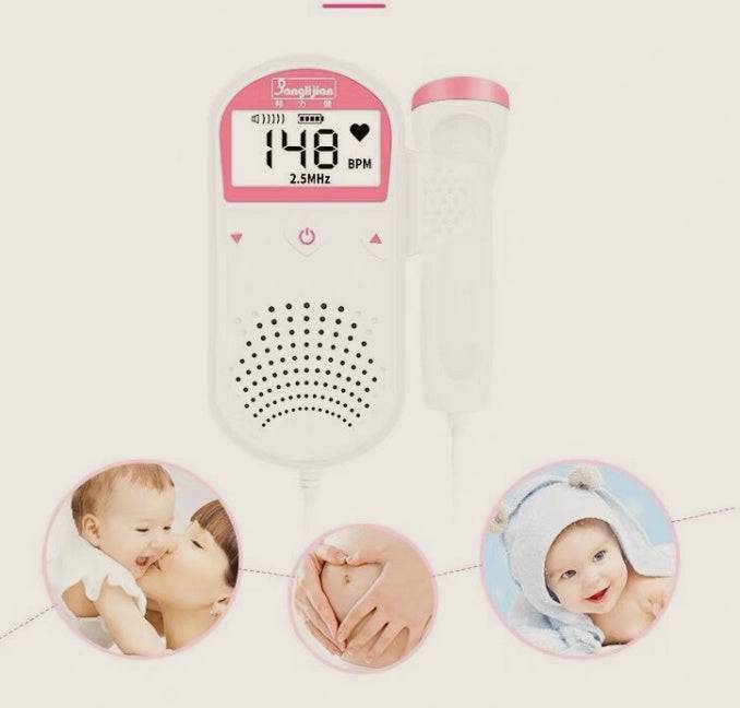 Fetal Heart Rate Monitor Home Pregnancy Baby Fetal Sound Heart Rate Detector - YLORESHOP