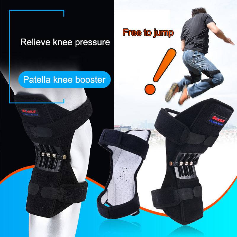 High Quality Knee Brace Patella Booster Spring Knee Brace Support For Mountaineering Squat Sports Knee Booster - YLORESHOP