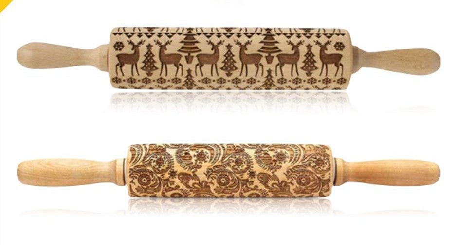 Rolling Pin Christmas Embossing - YLORESHOP