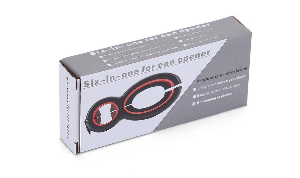 Multifunctional Easy Opener Six in One Bottle Can Opener - YLORESHOP