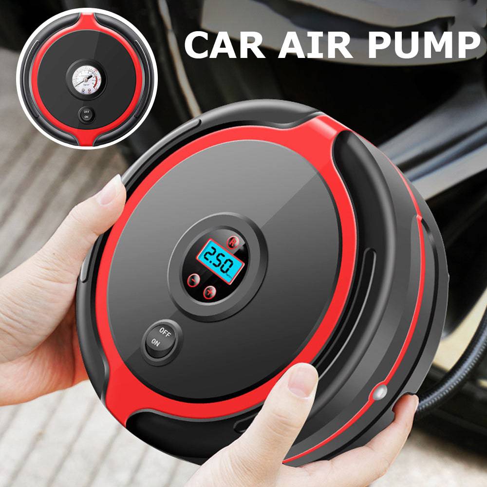 Car Electric Air  260PSI DC 12V Portable Wireless Auto Air Compressor Tire Inflatorr For Automotive Motorcycle Balloon Pumps - YLORESHOP