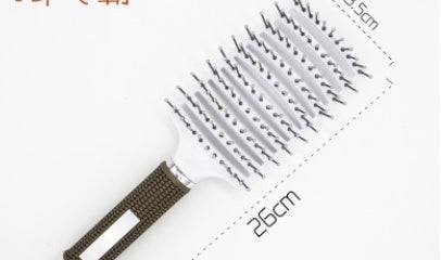 Hairbrush Anti Klit Brushy Haarborstel Women Detangler Hair Brush Bristle Nylon Scalp Massage  Teaser Hair Brush Comb - YLORESHOP