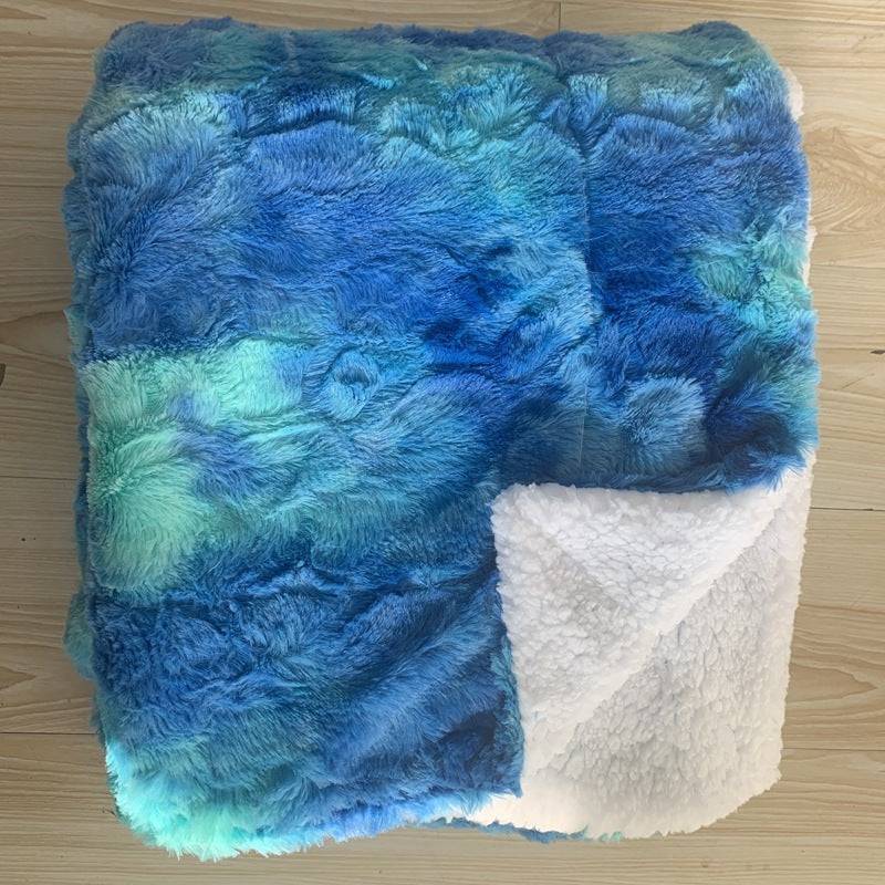 Thickened Flannel Lamb Wool Composite Double Blanket Leisure Blanket Gift Blanket - YLORESHOP