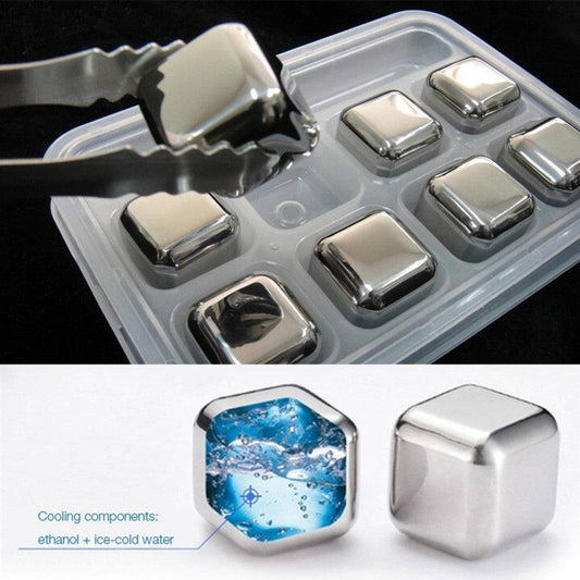 Ice Cubes Set Herbruikbare Chilling Stones Voor Whiskey Cooling Cube Koelen Rots Party Bar Tool - YLORESHOP