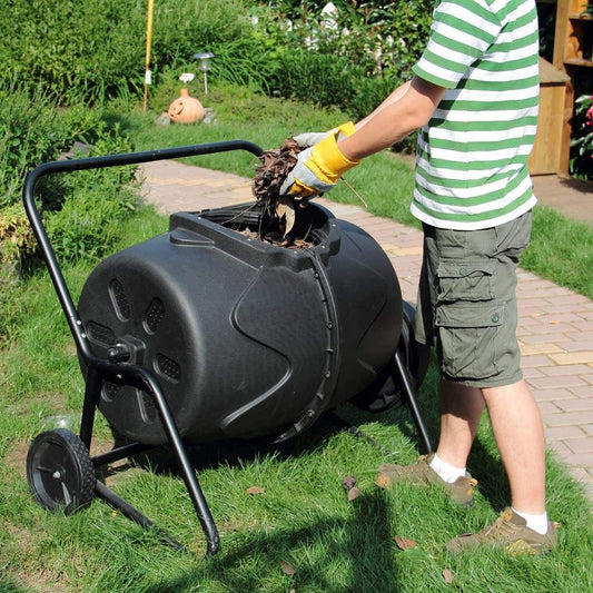 Secchio per compost rotante rimovibile