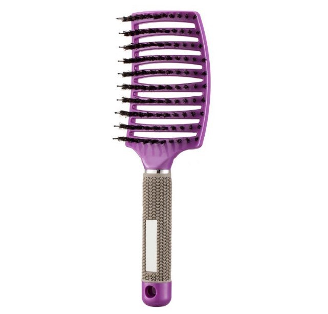 Hairbrush Anti Klit Brushy Haarborstel Women Detangler Hair Brush Bristle Nylon Scalp Massage  Teaser Hair Brush Comb - YLORESHOP