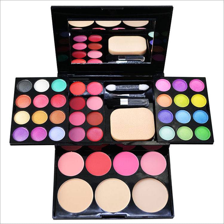 Makeup Box 24 Eyeshadow 8 Lipstick 4 Blush 3 Powder 39 Color Makeup Disc Combination Makeup Tray - YLORESHOP