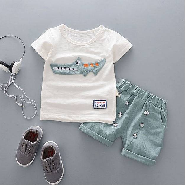 summer baby boys outfits sports - YLORESHOP