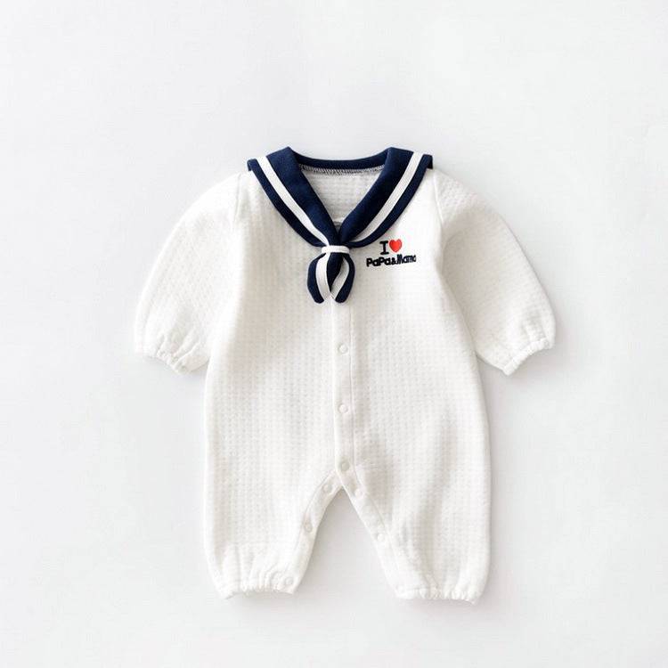 Navy Style Baby Clothes Newborn Clothes Baby Onesies - YLORESHOP