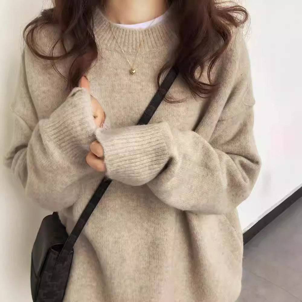 Women's Long-sleeved Sweater Pullover - YLORESHOP