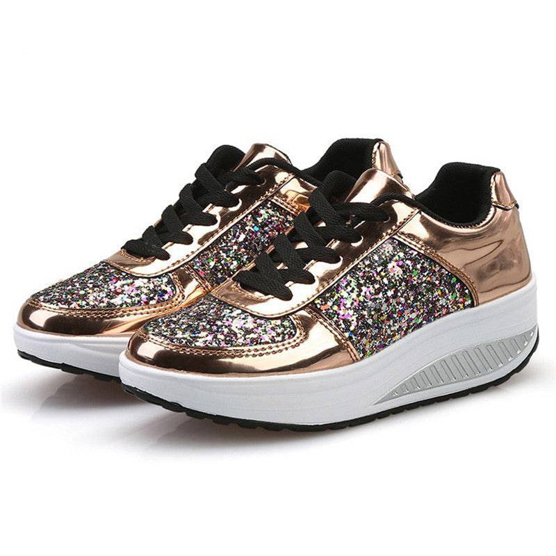 Sequin women's sneakers - YLORESHOP