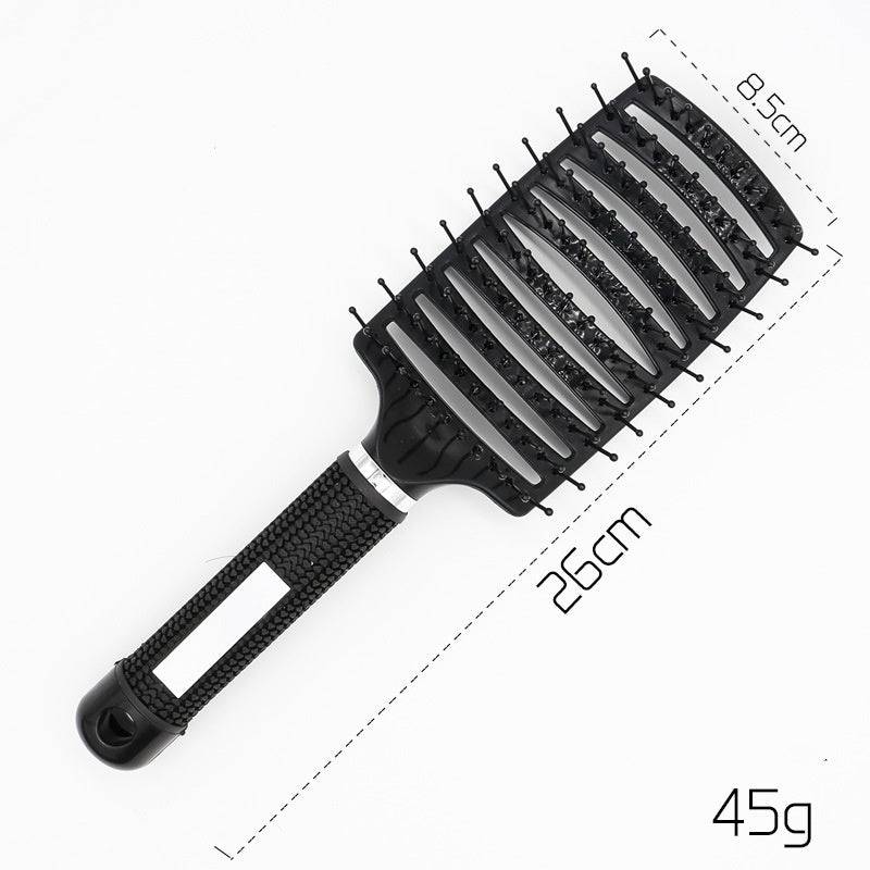 Hairbrush Anti Klit Brushy Haarborstel Women Detangler Hair Brush Bristle Nylon Scalp Massage  Teaser Hair Brush Comb - YLORESHOP