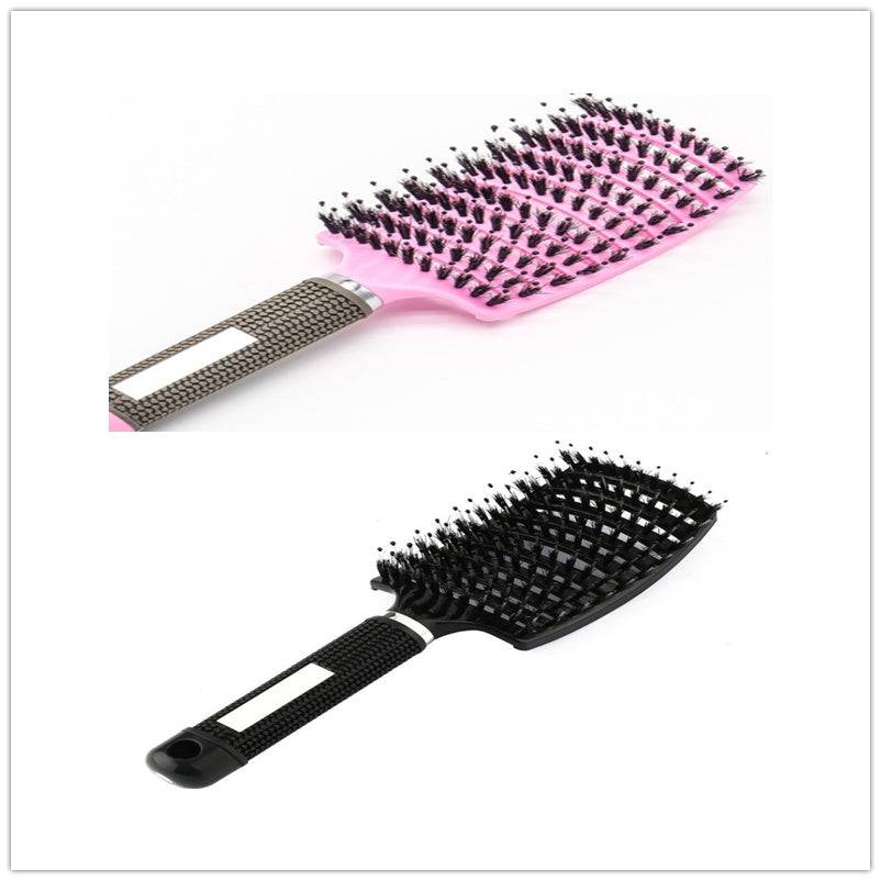 Hairbrush Anti Klit Brushy Haarborstel Women Detangler Hair Brush Bristle Nylon Scalp Massage  Teaser Hair Brush Comb - YLORESHOP