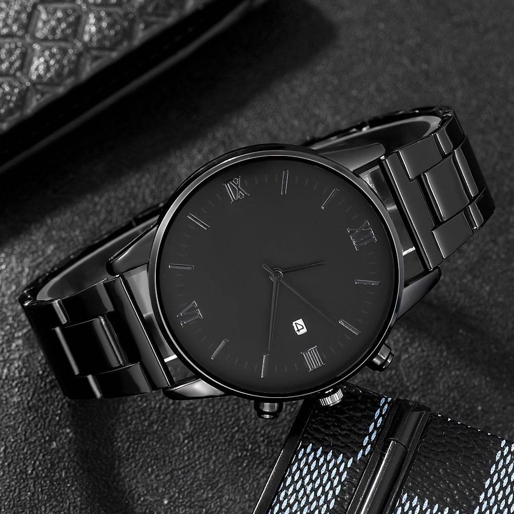 Men's Trendy Roman Digital Fashion Watch Suit - YLORESHOP