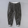 Pantaloni casual larghi in velluto a coste nuovi alla moda da uomo