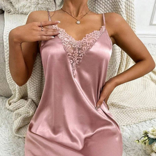 Fashion Personality Women's Lace Slip Nightdress - YLORESHOP