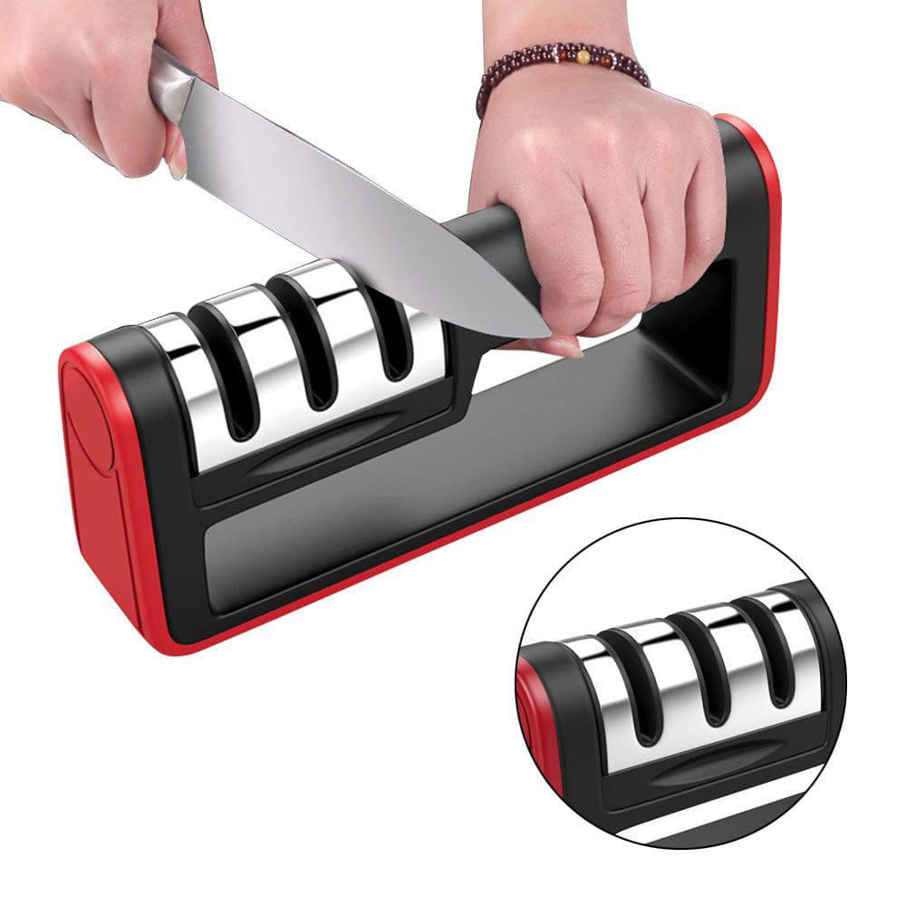 Professional Knife Sharpener Diamond Quick Professional 3 Stages Sharpener Knife Sharpening Tools Sharpening Stone - YLORESHOP