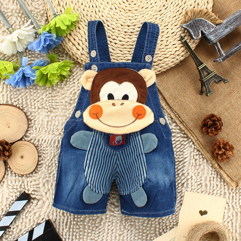 Children's summer denim overalls - YLORESHOP